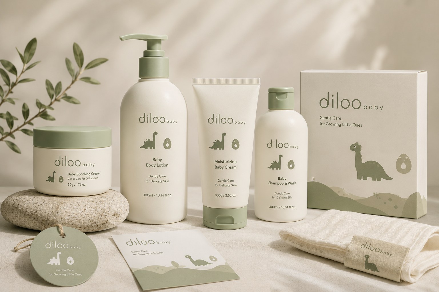 Diloo Baby packaging and brand presentation