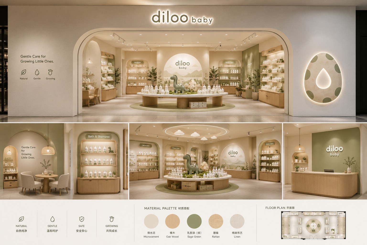 Diloo Baby retail display concept